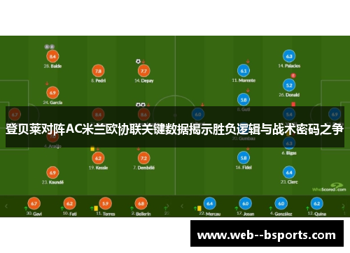 登贝莱对阵AC米兰欧协联关键数据揭示胜负逻辑与战术密码之争